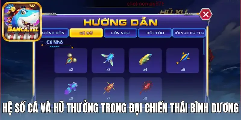 Hệ số cá và hũ thưởng trong Đại Chiến Thái Bình Dương